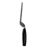 HorecaTraders cheese knife for soft cheeses | black handle | Stainless steel | 38.1(l)cm