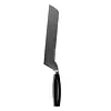 HorecaTraders Universal cheese knife | black handle | Stainless steel | 38.3(l)cm