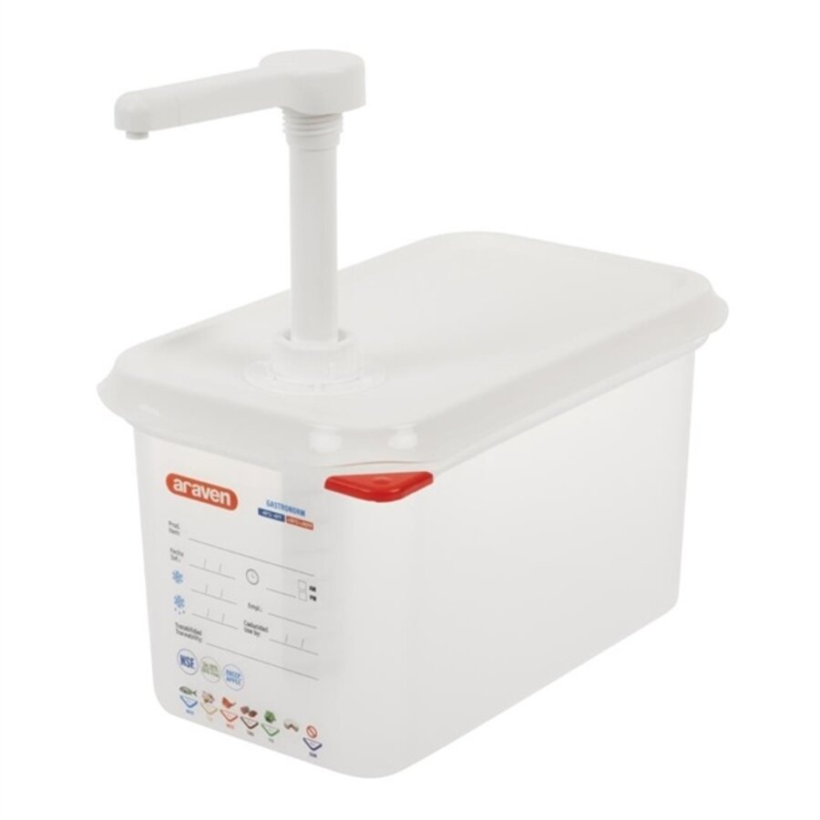 Distributeur de sauce Araven | 1/4 GN