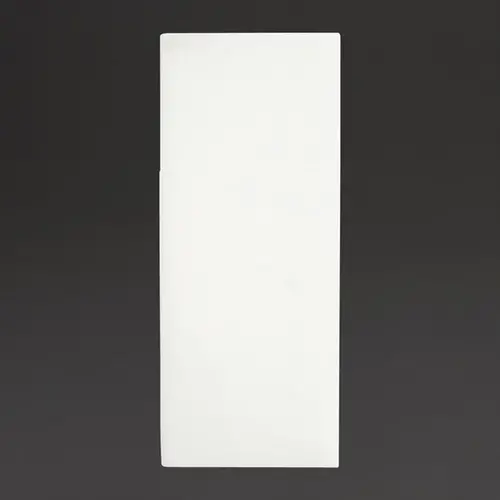  HorecaTraders Serviette de table recyclable Fiesta Tablin | Blanc | 48x40cm 