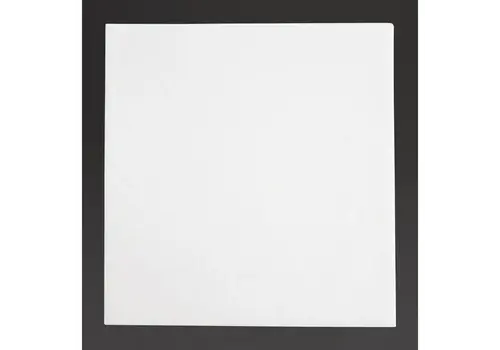  Serviette de table recyclable Fiesta Tablin blanche | 40x40cm | (Paquet de 500) 