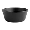 Olympia Cavolo black flat round bowl | 143mm | (box 6)