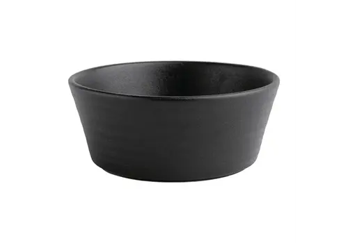  Olympia Bol rond plat noir Cavolo | 143 mm | (case 6) 