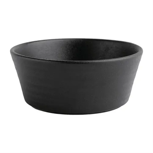  Olympia Cavolo black flat round bowl | 143 mm | (box 6) 