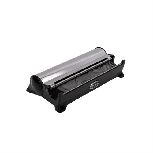  HorecaTraders Rock foil dispenser | Black | Aluminum | 10.8(h) x 21.1(w)cm 