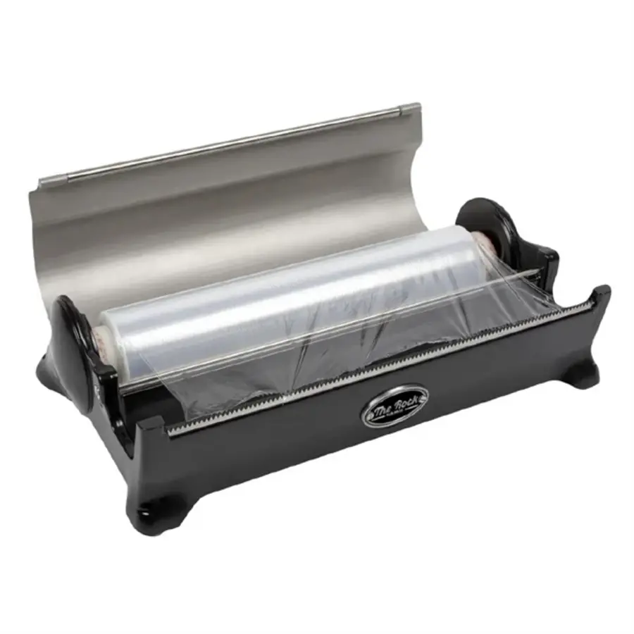 Distributeur de papier d'aluminium Rock | Noir | Aluminium | 10,8 (h) x 21,1 (l) cm
