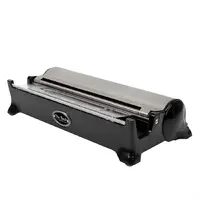 Rock foil dispenser | Black | Aluminum | 10,8(h) x 21,1(w)cm