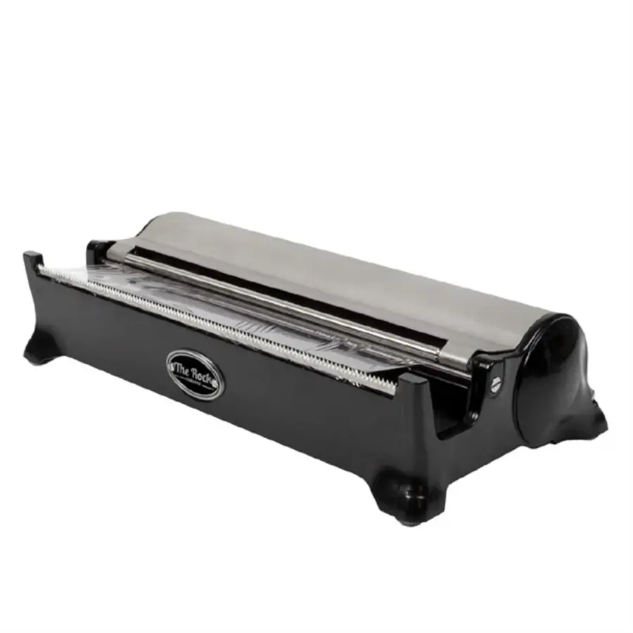 Distributeur de papier d'aluminium Rock | Noir | Aluminium | 10,8 (h) x 21,1 (l) cm