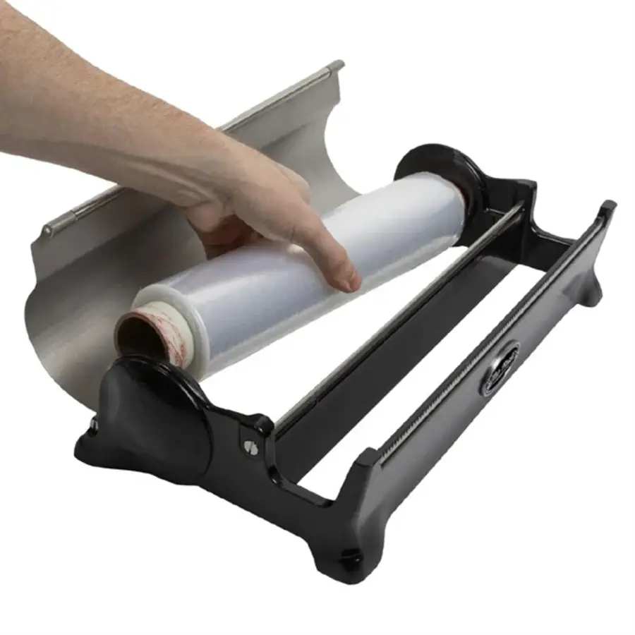 Distributeur de papier d'aluminium Rock | Noir | Aluminium | 10,8 (h) x 21,1 (l) cm