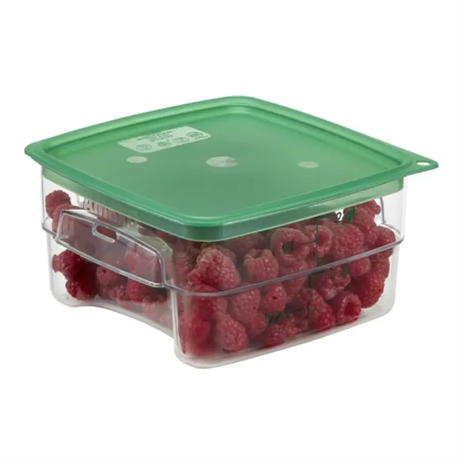 FreshPro Camsquare food storage box | 1.9L | Polycarbonate | 10(h) x 18.5(w) x 18.5(d)cm