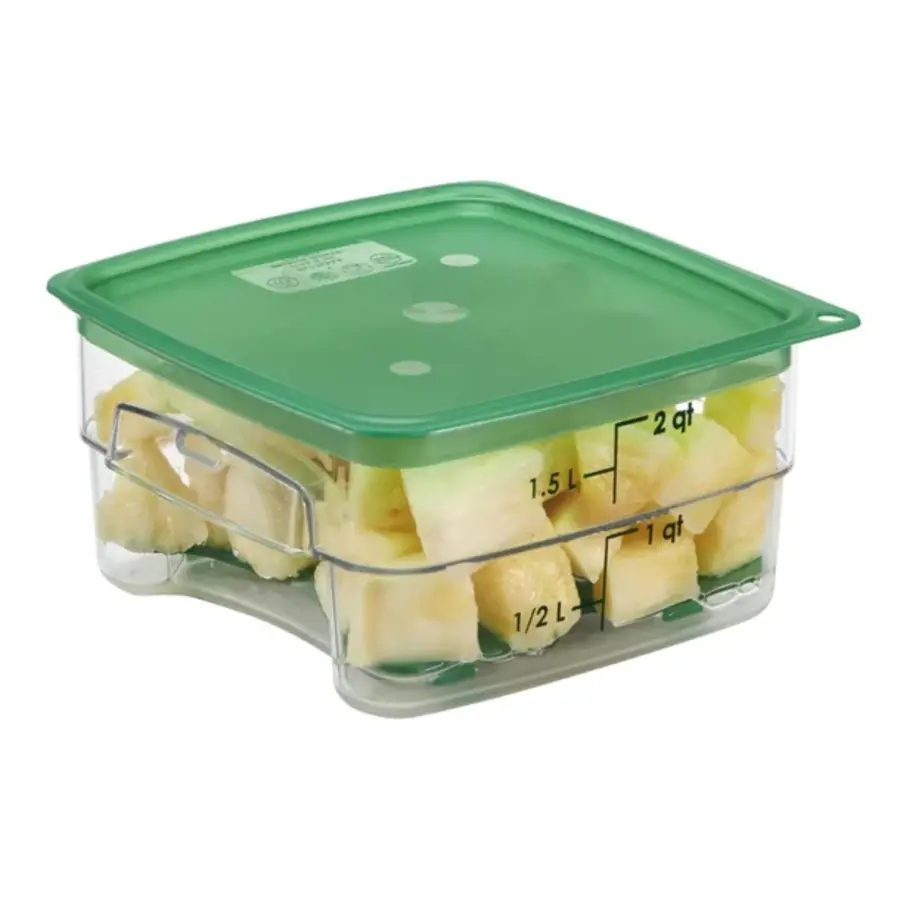 FreshPro Camsquare Frischhaltedose | 1,9 l | Polycarbonat | 10 (H) x 18,5 (B) x 18,5 (T) cm