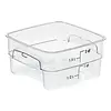 Cambro Boîte de conservation alimentaire FreshPro Camsquare | 1,9 L | Polycarbonate | 10(h) x 18,5(l) x 18,5(p)cm