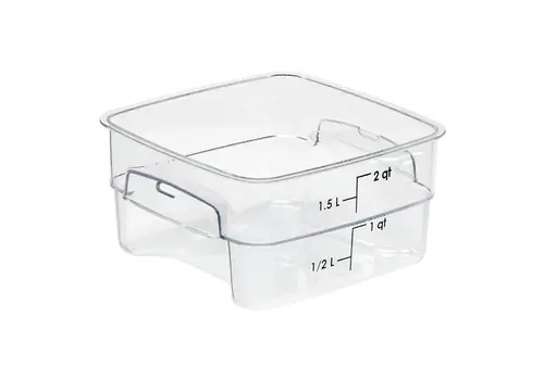  Cambro FreshPro Camsquare food storage box | 1.9L | Polycarbonate | 10(h) x 18.5(w) x 18.5(d)cm 