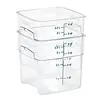 Cambro FreshPro Camsquare food storage box | 3.8L | Polycarbonate | 18.7(h) x 18.5(w) x 18.5(d)cm