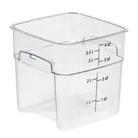 Boîte de conservation alimentaire FreshPro Camsquare | 3,8 L | Polycarbonate | 18,7 (h) x 18,5 (l) x 18,5 (p) cm