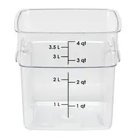FreshPro Camsquare food storage box | 3.8L | Polycarbonate | 18.7(h) x 18.5(w) x 18.5(d)cm