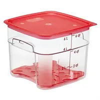 Boîte de conservation alimentaire FreshPro Camsquare | 5,7 L | Polycarbonate | 18,5 (h) x 21,5 (l) x 21,5 (p) cm