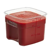 Boîte de conservation alimentaire FreshPro Camsquare | 5,7 L | Polycarbonate | 18,5 (h) x 21,5 (l) x 21,5 (p) cm