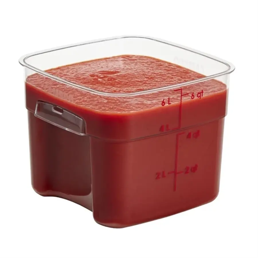 FreshPro Camsquare food storage container | 5.7L | Polycarbonate | 18.5(h) x 21.5(w) x 21.5(d)cm