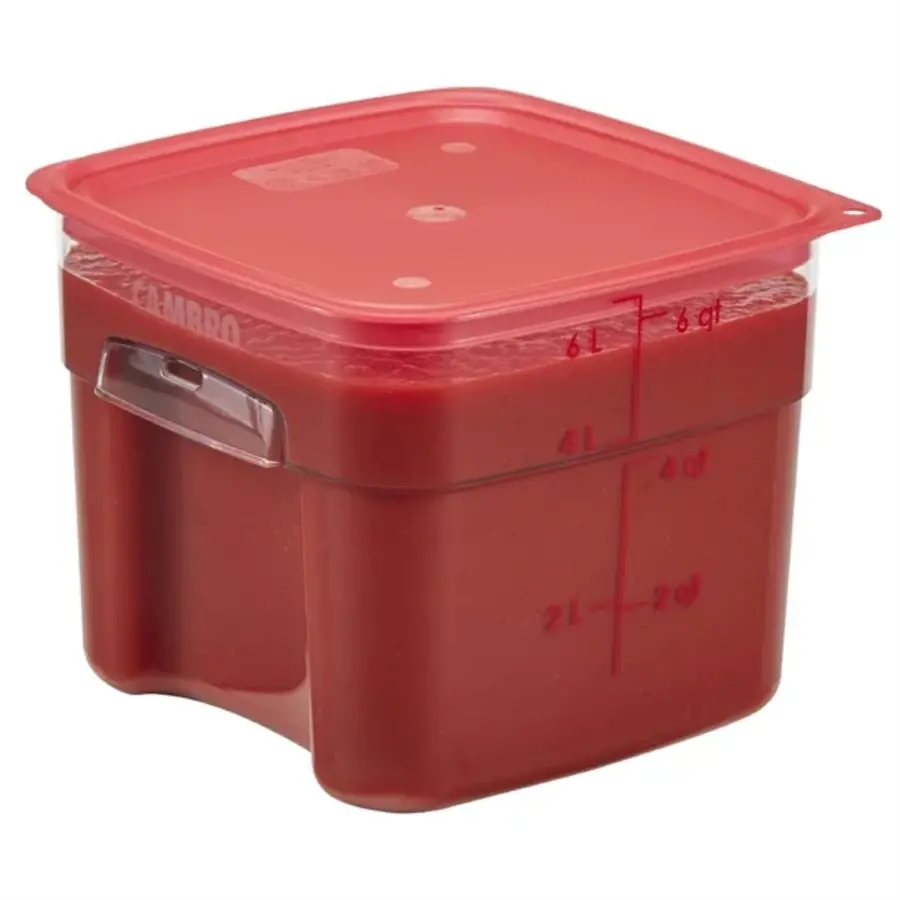FreshPro Camsquare food storage container | 5.7L | Polycarbonate | 18.5(h) x 21.5(w) x 21.5(d)cm