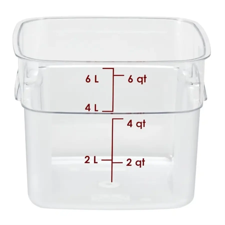 FreshPro Camsquare food storage box | 5.7L | Polycarbonate | 18.5(h) x 21.5(w) x 21.5(d)cm