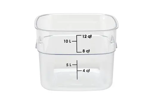  Cambro Boîte de conservation alimentaire FreshPro Camsquare | 11,4 L | Polycarbonate | 21(h) x 25,6(l) x 31(p)cm 
