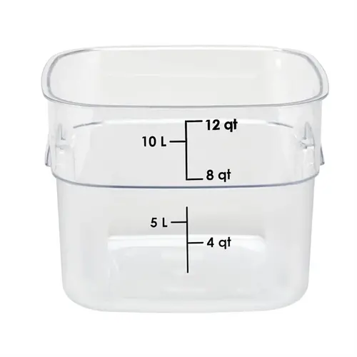  Cambro Boîte de conservation alimentaire FreshPro Camsquare | 11,4 L | Polycarbonate | 21(h) x 25,6(l) x 31(p)cm 
