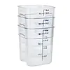 Cambro Boîte de conservation alimentaire FreshPro Camsquare | 17,2 L | Polycarbonate | 32(h) x 25,6(l) x 31(p)cm