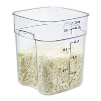 Boîte de conservation alimentaire FreshPro Camsquare | 17,2 L | Polycarbonate | 32(h) x 25,6(l) x 31(p)cm