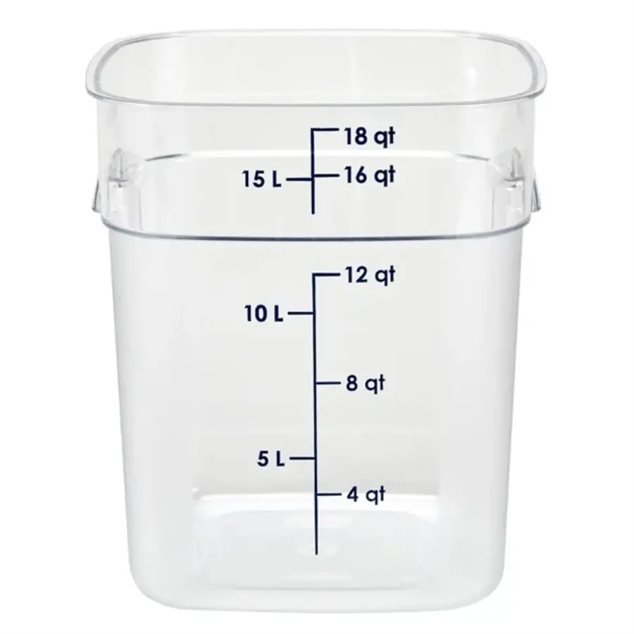 FreshPro Camsquare Frischhaltedose | 17,2 l | Polycarbonat | 32 (H) x 25,6 (B) x 31 (T) cm
