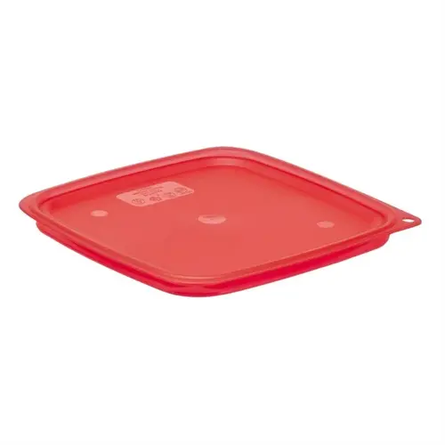  Cambro FreshPro clear lid | Red | Polypropylene |22x 22 cm 