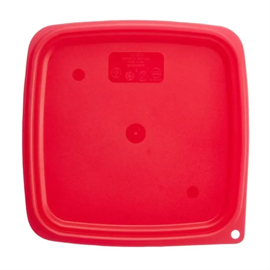 FreshPro clear lid | Red | Polypropylene |22x 22 cm