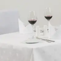 Serviette de table Mitre Luxury Luxor | Blanc | 55x55cm | (10 pièces)