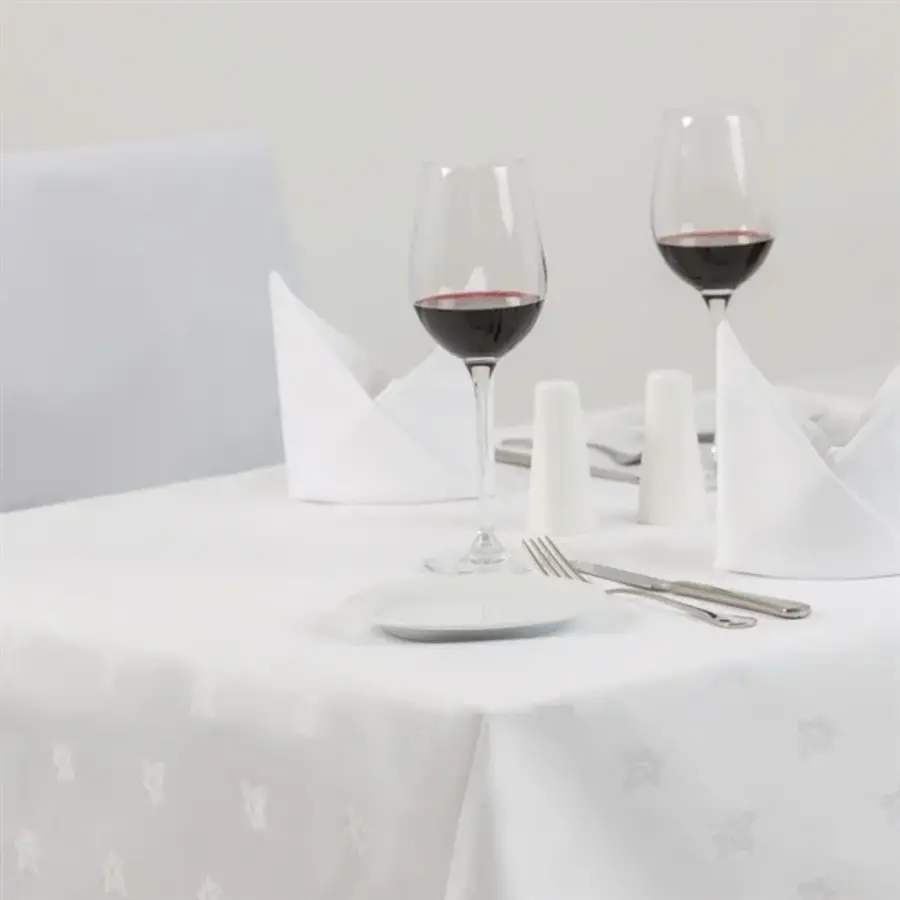Mitre Luxury Luxor napkin | White | 55x55cm | (10 pieces)