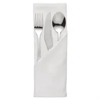 Serviette de table Mitre Luxury Luxor | Blanc | 55x55cm | (10 pièces)