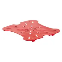 Égouttoir rouge Cambro FreshPro | Polycarbonate | 19,5 x 19,5 cm