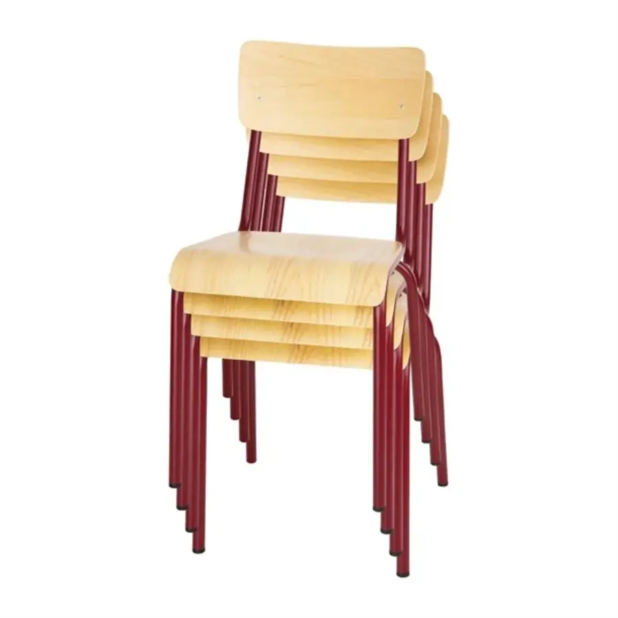 Cantina side chairs with seat cushion and backrest (4 pieces)