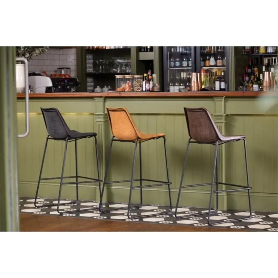Tabouret haut Rodeo | chameau
