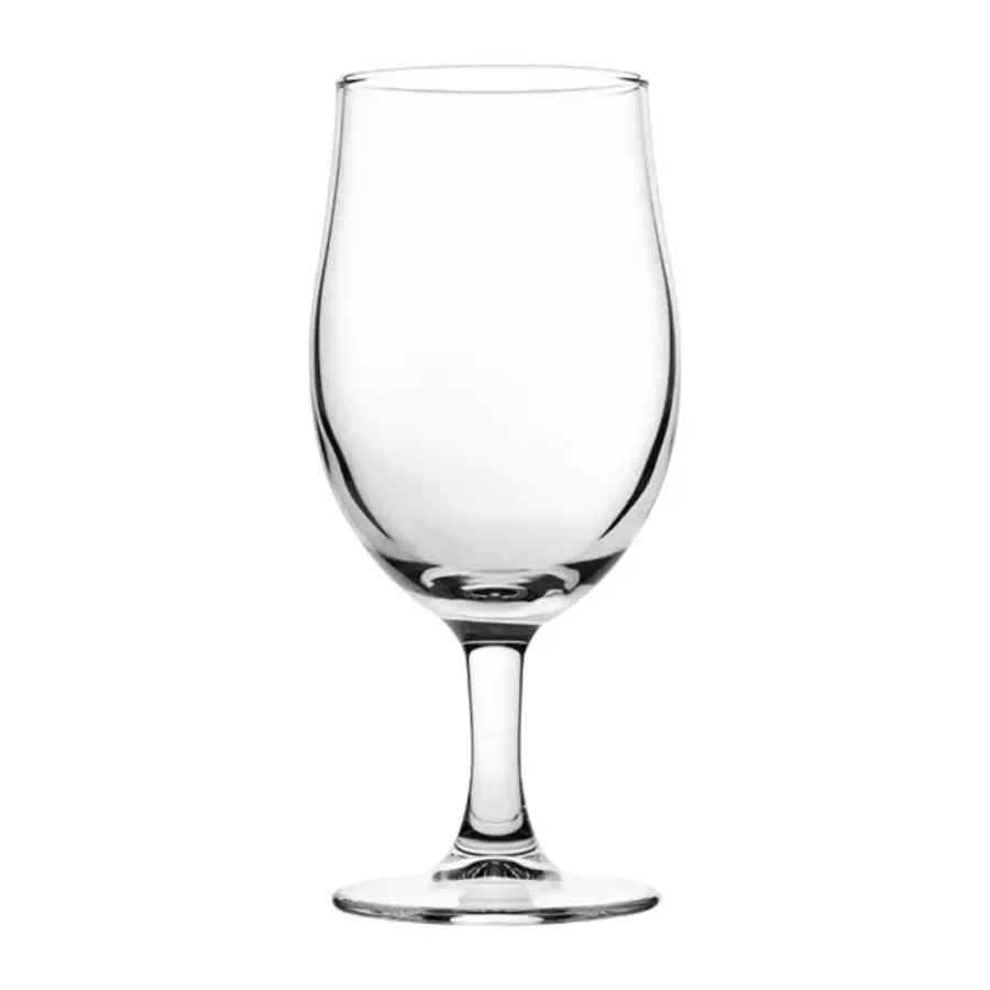 nucleated specialty beer glasses tempered glass | 280ml with CE marking | (12 pieces)