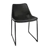 Bolero Chaises d'appoint Rodeo | noir | (2 pièces)