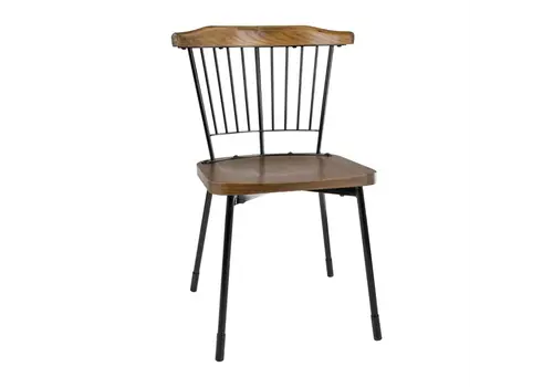  Bolero Scandi-Beistellstühle | schwarz | (2er-Pack) 