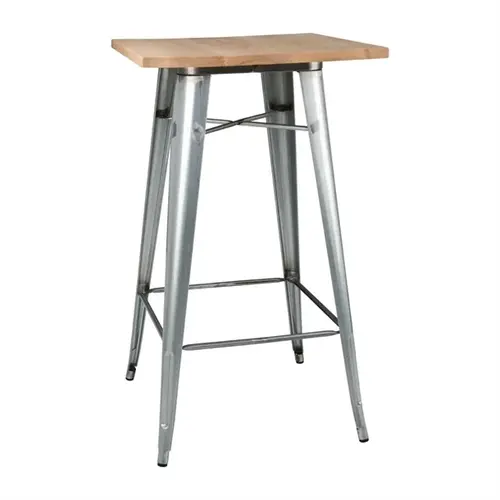  Bolero Table de bar bistrot | Acier galvanisé 