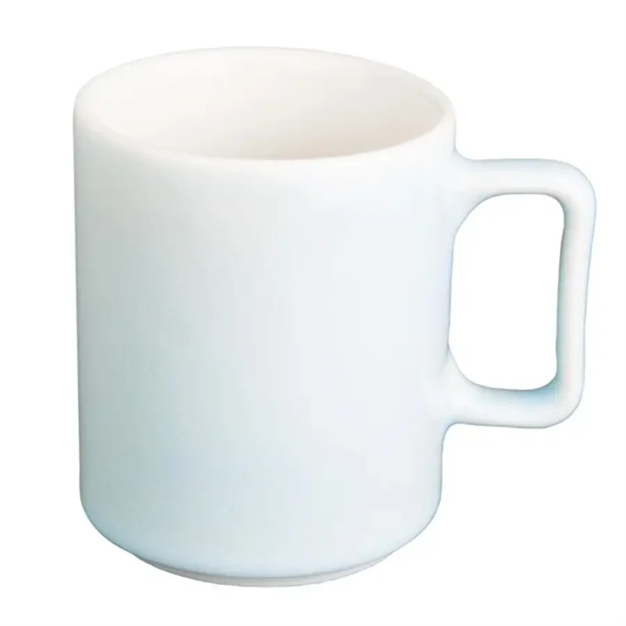 Fondant mugs aqua blue | 6 pieces | 340ml | Porcelain