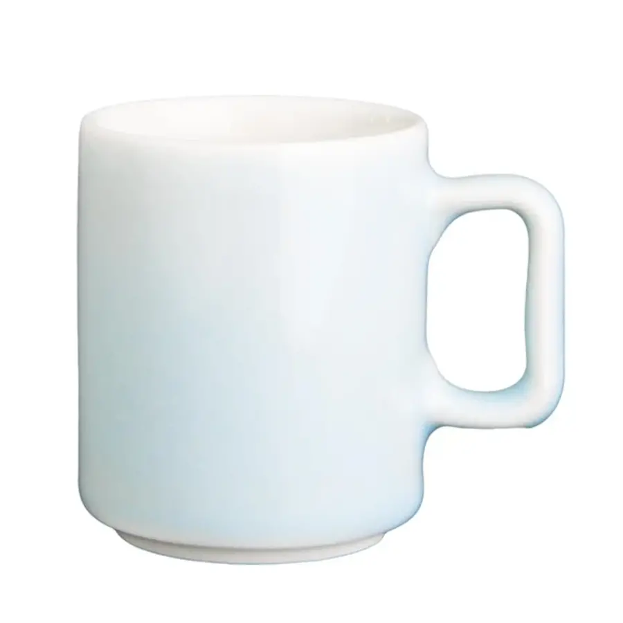 Fondant mugs aqua blue | 6 pieces | 85ml | Porcelain