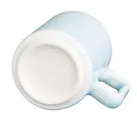 Fondantbecher Aquablau | 6 Stück | 85 ml | Porzellan