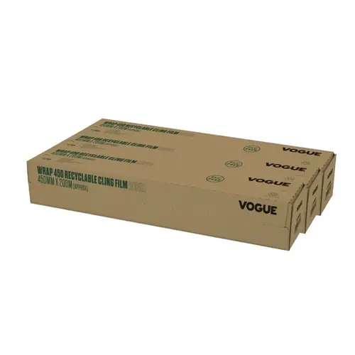  Vogue Wrap450 Eco Cling Film Refill | PVC | Pack of 3 