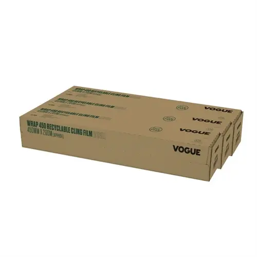  Vogue Wrap450 Öko-Frischhaltefolie Nachfüllpackung | PVC | 3er-Pack 