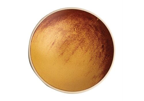  Olympia plat creux en toile sienne rouille | 200 mm | (paquet de 6) 