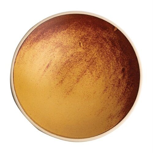  Olympia plat creux en toile sienne rouille | 200 mm | (paquet de 6) 