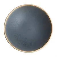 Flache Schale aus Segeltuch, blauer Granit | 200 mm | (6er-Pack)